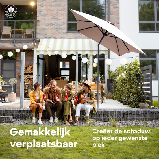 4gardenz® Parasol Kantelbaar