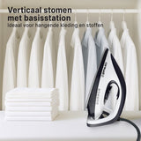 Carewat Stoomstrijkijzer met Stoomgenerator - Wit - 2200W - 1.5L Uitneembare Watertank - 100 g-min Stoomproductie - Keramische Zoolplaat - 3.0 Bar Stoomdruk - Anti-Oververhitting - Geschikt voor alle stoffen