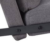 Zitbank voor 2 Personen - Grijs - 125 x 80 x 77 cm - Loveseat - Stijlvol en Comfortabel voor Elk Interieur