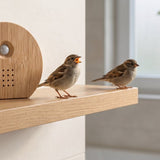 Fidali Vogelhuisje met geluid - bewegingssensor - Vogelgeluiden Huisje Voor op Toilet - vogelgeluiden