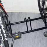 4toolz stabiel stalen fietsenrek voor drie fietsen - Zwart