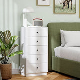 4goodz Ladenkast met 5 Laden 29 47 x 95 cm - Wit