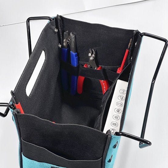 Gereedschapstas voor Ladder – Stevige Laddertas met Meerdere Vakken – Universele Opbergtas voor Klussen, Onderhoud & Montage – Duurzaam en Praktisch Ontwerp