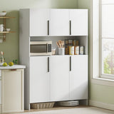 Moderne Keukenkast Voorraadkast Breed 2 deurs 40x119x175 cm - Wit