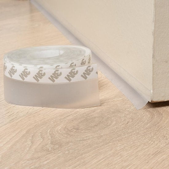 Tochtstrips voor Deuren en Raam Zelfklevend - 5 Meter x 2,5 cm - Transparant – Tochtstrip voor Deur - Tochtband - Sealing Strip – Tocht Strip – Tochtstopper
