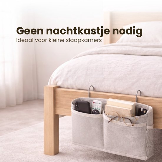 Bedside Pocket - Bed Opbergzak - Katoen