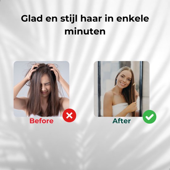 Elektrische Stijlborstel 2.0 - Warmteborstel - Haarborstel - Stijltang - Draadloos - 2024 Model