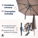 4gardenz® Parasol Kantelbaar