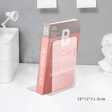 Boekensteun Plexiglas - 8 Stuks - Boekensteunen - Plank Organizer - Doorzichtig Boekenstandaard - Boeksteun - Boekenhouder - Boekenrek – Transparant