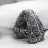 Kniekussen voor in Bed - Grijs - Orthopedisch Kniekussen - Beenkussen - Zijslaapkussen voor Volwassen - Zijslaap Kussen Voor In Bed - Heupklachten