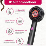 Pro Scalp Massager met Massage Olie Applicator - USB Oplaadbaar - 3 Massage­standen - Massage Apparaat - Haarborstel