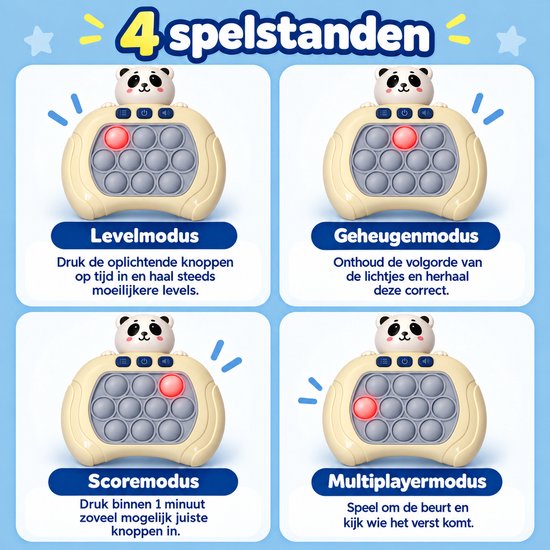 DMG Supply Pop It Game - Pop It - Pop Or Flop - Fidget Toy - Educatief Speelgoed