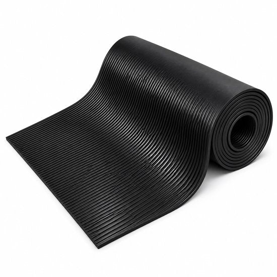 Kabelmat 150 x 40 cm – Rubberen Kabelbeschermer – Antislip Kabelgoot voor Vloer – Kabelafdekking voor Laadkabel & Verlengsnoer – Binnen en Buiten – Zwart