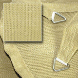 HanSe® Schaduwdoek Rechthoek Waterdoorlatend 3x4 m Zonnedoek