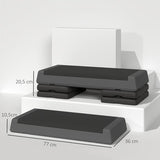 In 3 hoogte verstelbare anti-slip aerobic Stepbank - tot 250 kg