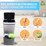 4cookz® Smart Waste Prullenbak Afvalscheiding met sensor 72