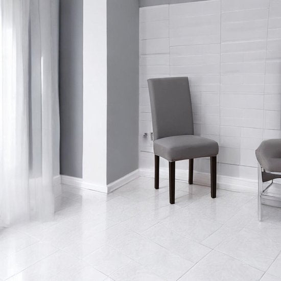 Stoelhoezen - Eetkamerstoel Hoes - 6 Stuks - Grijs - Bescherm stijlvol je stoelen - Eetkamerstoel Hoes Stretch
