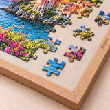 Opvouwbaar Puzzelbord voor 1000 Stukjes – Puzzelmat & Puzzelplaat 80 x 60 cm – Draagbaar Puzzelbord – Antislip Oppervlak – Beige