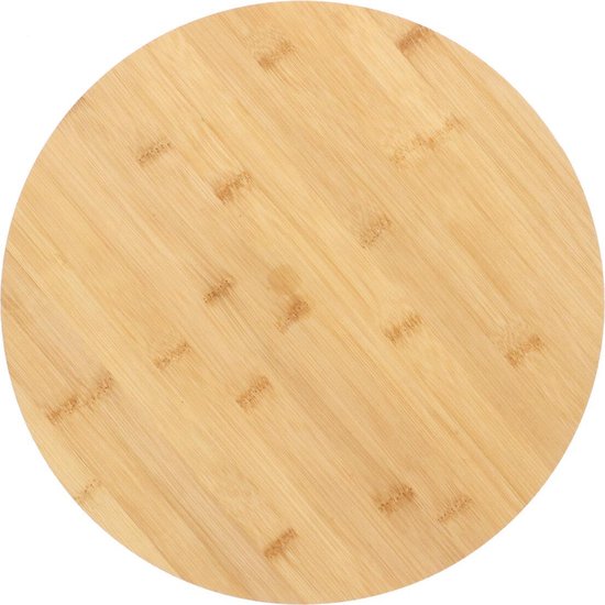 4goodz Draaibaar Serveerplateau van Bamboe - 35 cm doorsnede