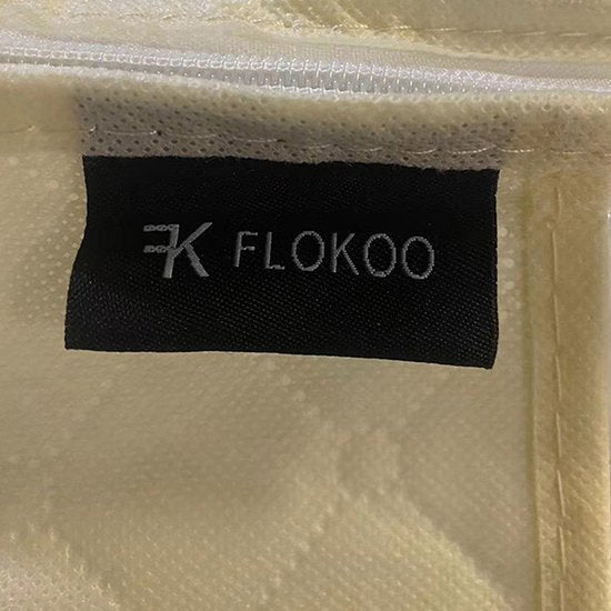Hoogwaardige Opbergtas voor kleding - Wit - Organizer voor Dekbed - Opbergzak - Opberger voor Seizoenskleding - Zak om ruimte te besparen - Opslag voor dekbed en kleding - Bescherming voor Kleding - Oplossing voor Winterjassen