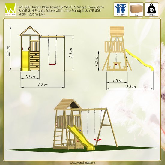 Wendi Toys - Speeltoren - WTJ7