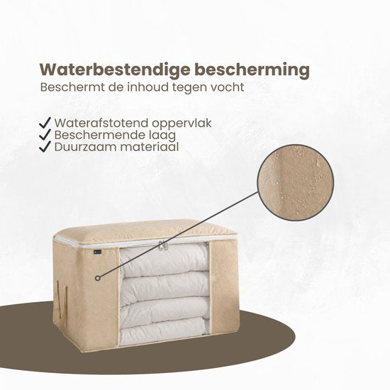 Opbergtas Kleding - 4 Stuks - Organizer voor Dekbed - Opbergzak - Opbergers voor Seizoenskleding