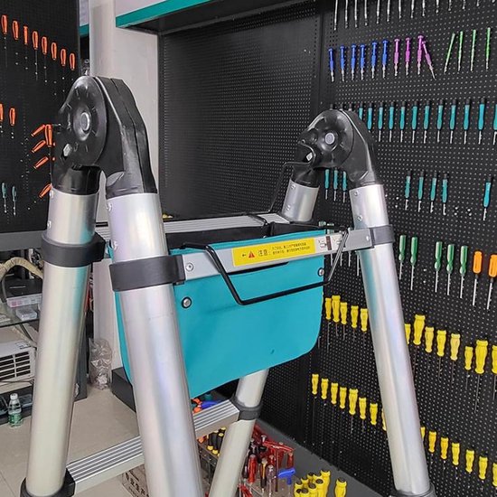 Laddertas voor Gereedschap – Opbergtas voor Ladder – 28×20×10 cm – Metalen Ophangbeugel – Waterafstotend – Professioneel Gebruik