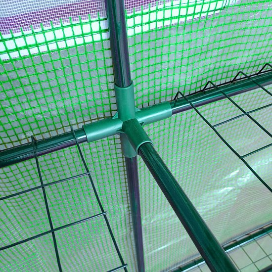 Kweekkas Foliekas 100x200x215 cm - Tomatenkas - Groen