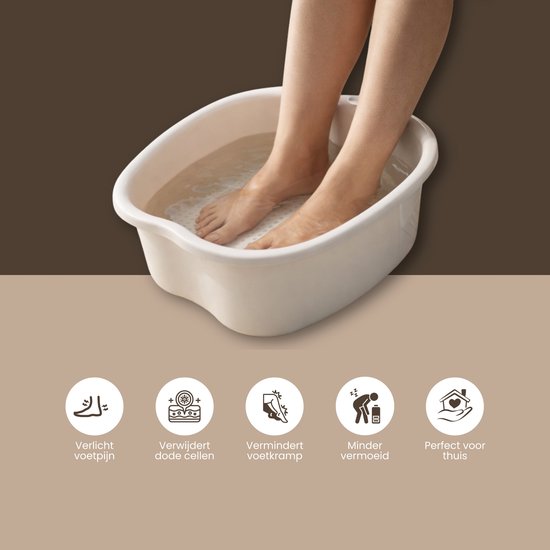Voetbad Massage - Voetenbad - Voet Spa - Voetverzorging Bad - Ontspannend Voetenbad - 37 33 15