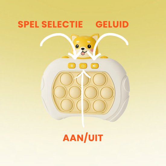 DMG Supply Pop It Game - Pop It - Pop Or Flop - Fidget Toy - Educatief Speelgoed