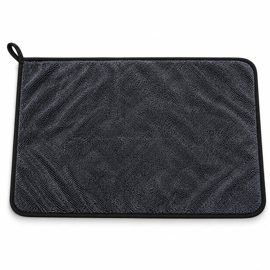 Microvezel Droogdoek Auto 60 x 40 cm - Autodroogdoek - Poetsdoek Zwart - 5 stuks