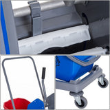 Schoonmaakkar Rolemmer met Wringer - 26 Liter capaciteit