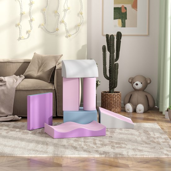 Schuimbouwstenen voor kinderen - Foamblokken Set van 7 stuks