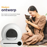 Viervoeter - Automatische Kattenbak - Zelfreinigend - incl Matje en 3 rollen Opvangzakjes