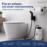 eazy bidet Draagbare Bidet - Montagevrij Bidet Voor WC - Bidet met 2,5L Watertank - Bidet Sproeier - Bidet Handdouche voor Thuis en op Reis