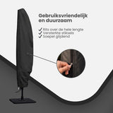 Parasolhoes - Zwart - Waterbestendige hoes voor Zweefparasol