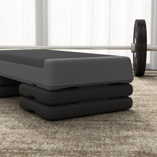 In 3 hoogte verstelbare anti-slip aerobic Stepbank - tot 250 kg