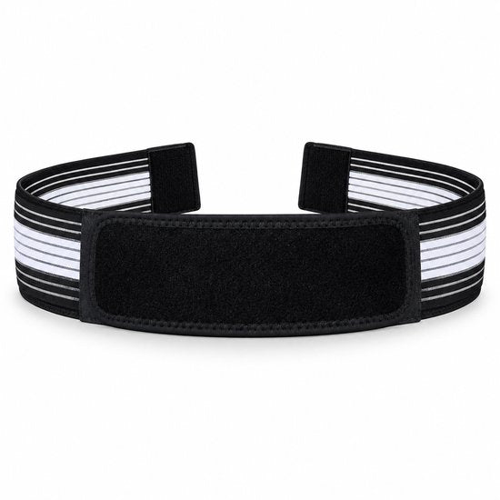 Rugband – Verstelbare Ondersteuningsband voor Onderrug – Elastische Lendenband met Klittenbandsluiting – Unisex – Tot 120 cm – Zwart
