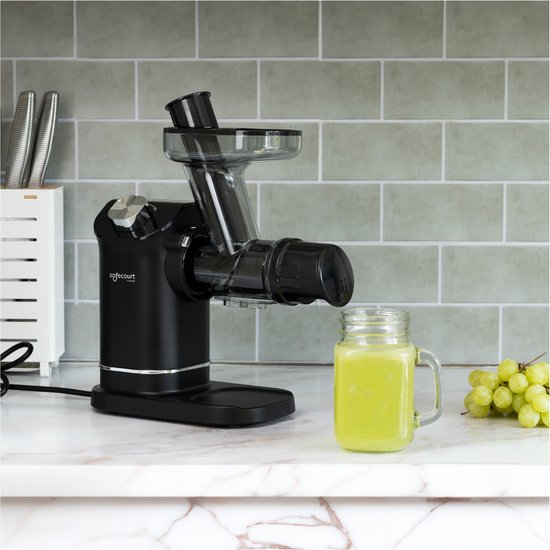 Safecourt Kitchen Slowjuicer - Juicer - Groenten en Fruitpers - BPA-vrij - 700ml - Zwart