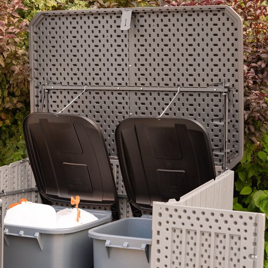 Lifetime® Containerombouw Kunststof voor 2 containers - kliko ombouw
