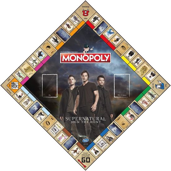 Monopoly Bordspel - Supernatural Avontuur voor 2-6 Spelers, vanaf 16 Jaar (Engelstalig Bordspel)