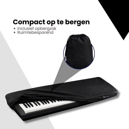 Keyboard Beschermhoes - Keyboard met 66 toetsen tot 98 cm Breed - Pianobeschermer - Keyboardhoes - Stofhoes - Keyboardbeschermer