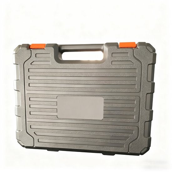 Doppenset met Ratelsleutel – Professionele 1-4” & 1-2” Doppen – Inclusief Verlengstukken en Opbergkoffer – Voor Auto, Motor & Kluswerk