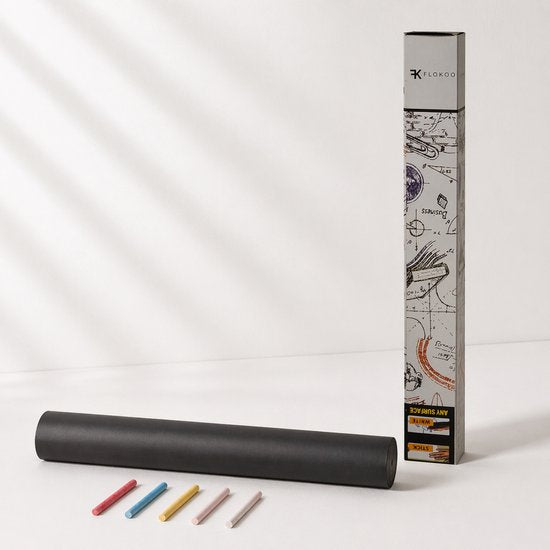 Krijtbordfolie - Muursticker - Inclusief krijtjes