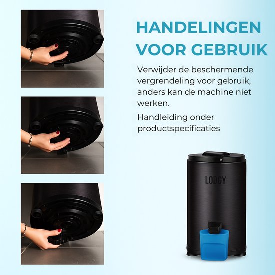 Lodgy® - Centrifuge - Droogzwierder - Centrifuge voor Wasgoed - Mini Wasdroger - AAA+