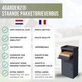 4gardenz® Pakketbrievenbus XL - Staande - Pakketbox - Antraciet