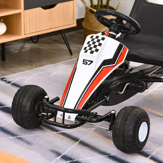 4goodz Skelter met Remmen - Racing design Rood/Wit
