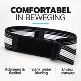 Rugband – Verstelbare Ondersteuningsband voor Onderrug – Elastische Lendenband met Klittenbandsluiting – Unisex – Tot 120 cm – Zwart