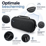 Beschermhoes Geschikt voor PS5 - PlayStation 5 – Hardcase Opbergtas – EVA Beschermcase met Accessoirevak – Draagtas voor Console & Kabels – Zwart
