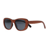 5one® Siena - houten dames zonnebril met grijze lens